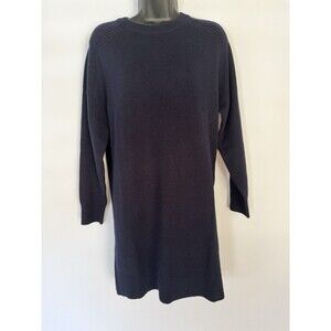 Thakoon Women’s 100% Wool Navy Blue Sweater Dress Size M New W/ Tag